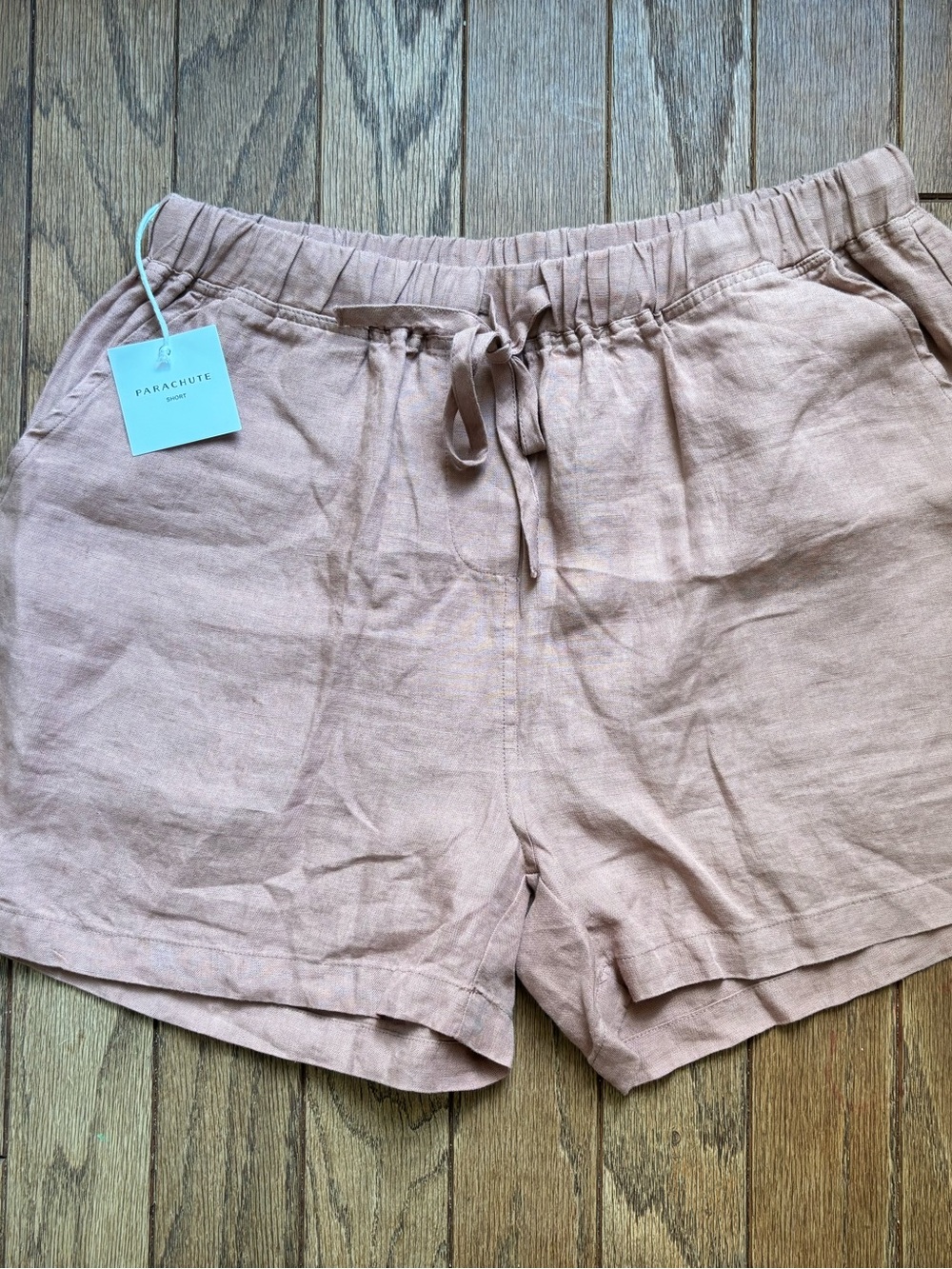 Parachute linen pj top shorts set size extra large clay NWT - Picture 5 of 10